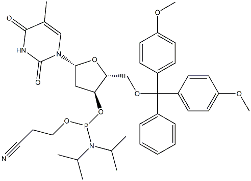 5'-dimetossitritil-3'-deossitimidina 2'-[(2-cianoetil)-(N,N-diisopropil)]-fosforammidito