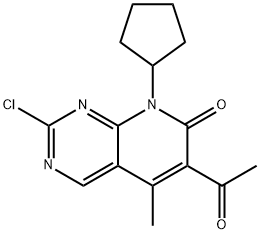 6-acetil-2-cloro-8-ciclopentil-5-metilpirido[2,3-d]pirimidin-7(8H)-one