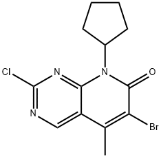 6-broMo-2-cloro-8-ciclopentil-5-metilpirido[2,3-d]piriMidin-7(8H)-one