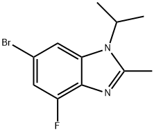 6-bromo-4-fluoro-1-isopropil-2-metil-1H-benzo[d]imidazolo