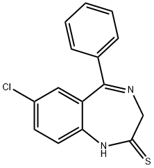 7-cloro-1,3-diidro-5-fenil-2H-1,4-benzodiazepina-2-tione