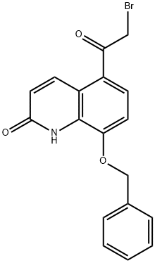 8-benzilossi-5-(2-bromoacetil)-2-idrossichinolina