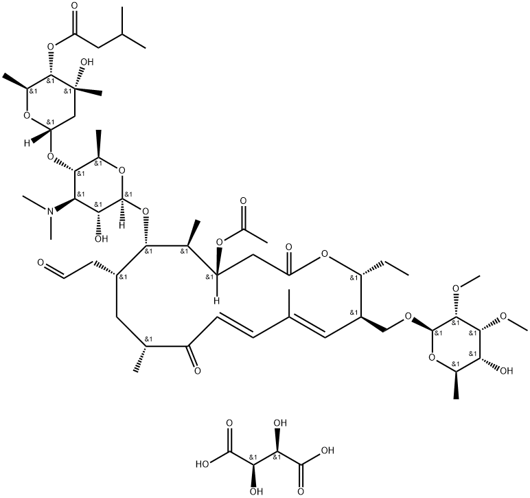Acetilisovaleril tilosina tartrato