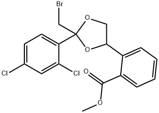 cis-2-(bromometil)-2-(2,4-diclorofenil)-1,3-diossolan-4-ilmetil benzoato