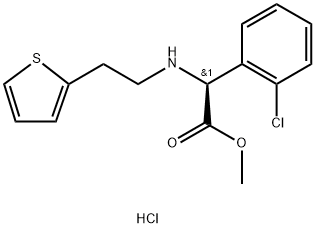 D-(+)-metil-alfa-(2-tieniletammino)(2-clorofenil)acetato cloridrato