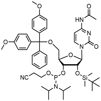 Fosforamidite DMT-2′O-TBDMS-rC(ac).