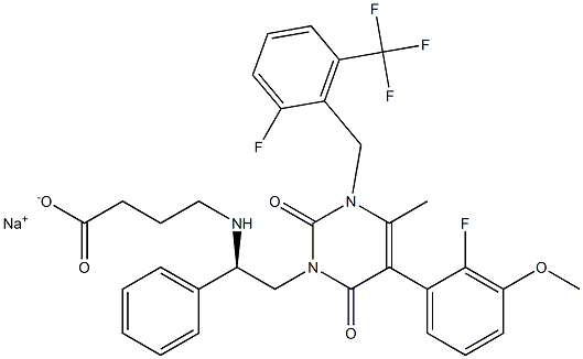 Elagolix sodico
