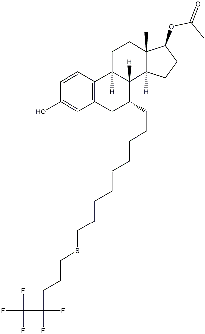 Estra-1,3,5(10)-triene-3,17-diolo,7-[9-[(4,4,5,5,5-pentafluoropentil)tio]nonil]-,17-acetato,(7a ,17b)-