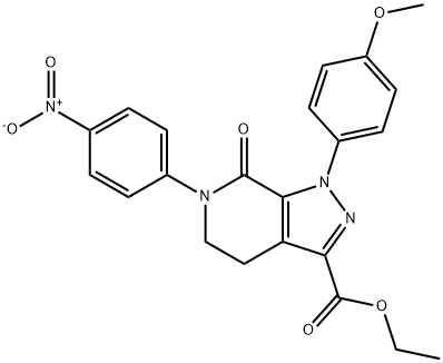 etil 1-(4-metossifenil)-6-(4-nitrofenil)-7-osso-4,5,6,7-tetraidro-1H-pirazolo[3,4-c]piridina-3-carbossilato