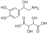 L-4-(2-ammino-1-idrossietil)-1,2-benzendiolo bitartrato