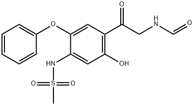 Metansolfonammide, N-[4-[2-(forMylaMino)acetil]-5-idrossi-2-fenossifenil]-