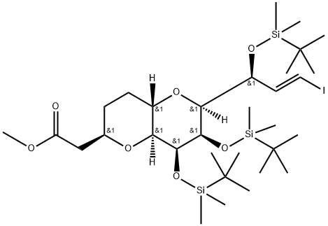 Metil 2-((2R,4aS,6S,7R,8S,8aS)-7,8-bis((tert-butildimetilsilil)ossi)-6-((S,E)-1-((tert-butildimetilsilil)ossi )-3-iodoallil)ottaidropirano[3,2-b]piran-2-il)acetato