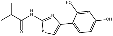 N-[4-(2,4-diidrossifenil)-1,3-tiazol-2-il]-2-metilpropanammide