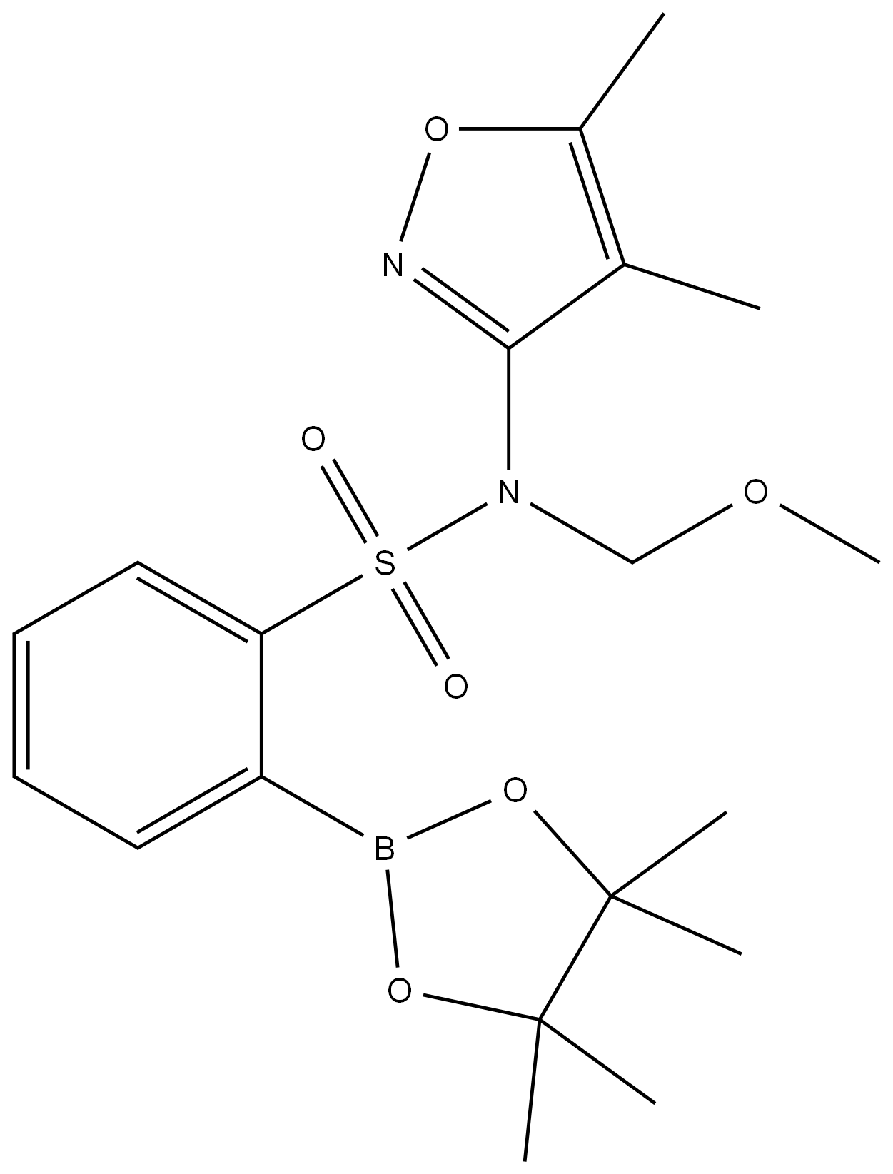 N-(4,5-dimetilisossazol-3-il)-N-(metossimetil)-2-(4,4,5,5-tetrametil-1,3,2-diossaborolan-2-il)benzensolfonammide