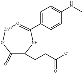 Sale di zinco dell'acido N-[4-(metilammino)benzoil]-L-glutammico