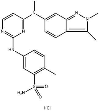 Pazopanib cloridrato
