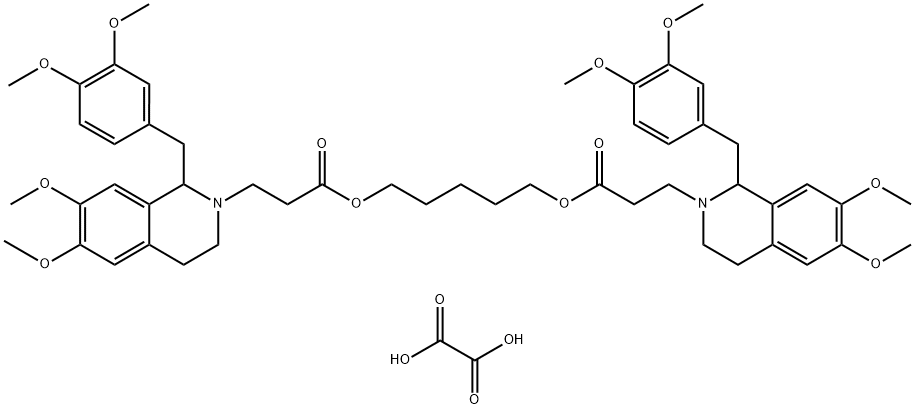 pentametilene bis[1-(3,4-dimetossibenzil)-3,4-diidro-6,7-dimetossi-1H-isochinolin-2-propionato], diossalato