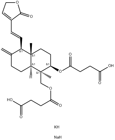 Succinato di potassio e sodio deidroandrografolide
