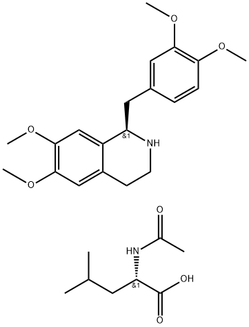 R-Tetraidropapaverina N-acetil-L-leucinato