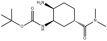 tert-butile [(1R,2S,5S)-2-ammino-5-[(dimetilammino)carbonil]cicloesil]carbammato