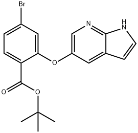 terz-butile 2-((1H-pirrolo[2,3-b]piridin-5-il)ossi)-4-bromobenzoato